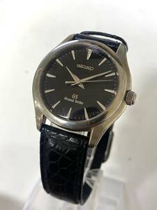 Grand Seiko SEIKO Seiko Grand Seiko GS 9F61-0A10 quartz men's wristwatch black face not yet operation round face cc040101