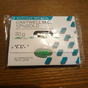 GC cast well CASTWELL M.C. gold 12% gold silver pa radio-controller um alloy tooth . casting 