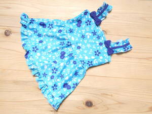 * beautiful goods!. floral print light blue One-piece swimsuit 120 centimeter *(3)