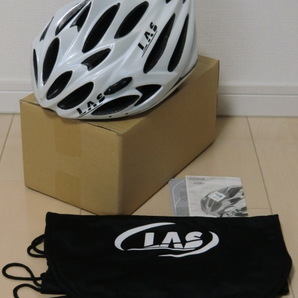 自転車用ヘルメット LAS SQUALO ホワイト 美品の画像2