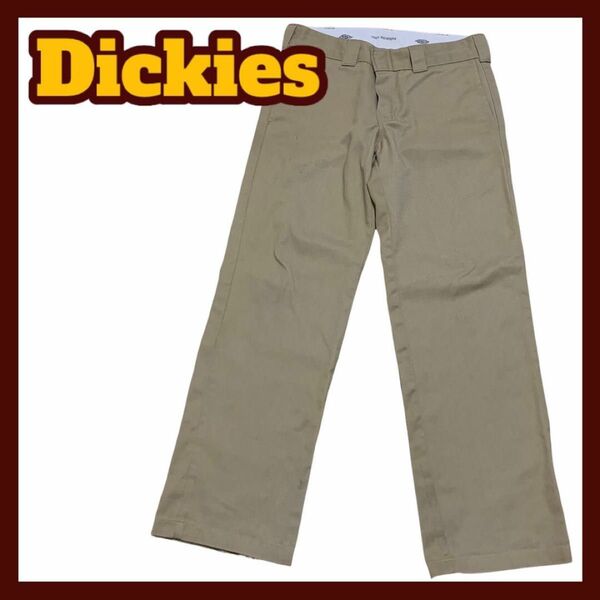 Dickies スリムストレート パンツ ベージュ サイズ31×32