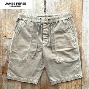 【美品】JAMES PERSE ジェームスパース イージー ベイカー ショーツ ショートパンツ 2 キャメル TOMORROWLAND トゥモローランド取扱