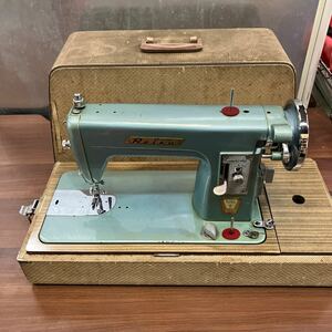  Showa Retro sewing machine YM-40 YDK DE LUXE REIKO foot pedal attaching handicraft sewing antique home use sewing machine home use consumer electronics electric sewing machine 