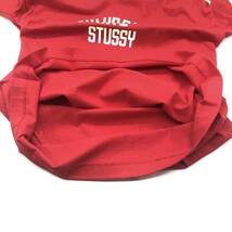 【L】新品 90s Old Stussy New York City INT2 tee Shirt Red 90年代 ステューシー ニューヨークシティー Tシャツ レッド USA製 半袖 T260_画像7