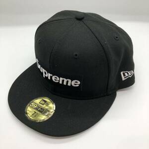 【7-5/8】Supreme New Era Money Box Logo Cap Black シュプリーム ニューエラ マネー ボックス ロゴ キャップ ブラック 黒 T285