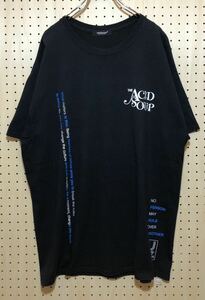 【XL】 Undercover Acid Soup Print Tee Shirt ブラック アンダーカバー アシッド スープ プリント Tシャツ ブラック 黒 半袖 T282