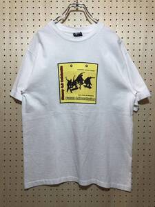 【M】 90s Old Futura Stussy Sk8 Print Tee Shirt White 1998製 フューチュラ ステューシー スケート プリント Tシャツ USA製 T251