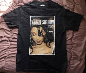 希少 美品 Msize AAA製 00's SADE KING OF SORROW TEE / トリプルA製 VINTAGE MADE IN USA シャーデー ART PHOTO