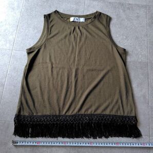 【N.】ノースリーブ カーキ