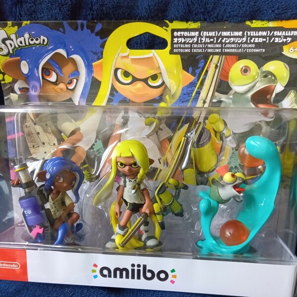 新品未開封　 amiibo　スプラトゥーン３トリプルセット 任天堂