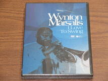 ◆廃盤DVD　ウィントン・マルサリス　ラヴ・トゥ・スウィング　WYNTON MARSALIS I LOVE TO SWING 新品_画像1