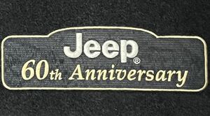 激レア　JEEPチェロキー　60th Anniversary ディーラー純正フロアマット5点セット　美品 ジープ