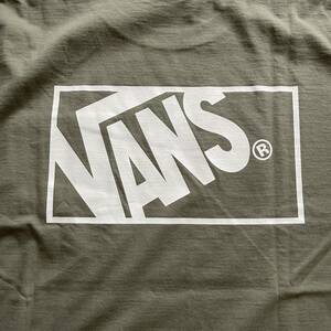 【サイズ04 XL】WTAPS VANS コラボTEE バンズ オリーブ カーキTシャツ 半袖Tシャツ 試着のみ タグ有り