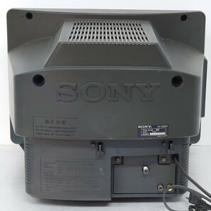 【R1-463】 SONY Trinitrom KV-16GW1 ソニー トリニトロン カラーテレビ ブラウン管 16インチ 94年製 ゲームモード機能付 動作OK 「K505」の画像4