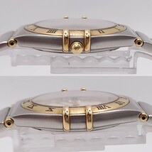 【SR-279】 OMEGA Constellation 13123000 5969 2083 メンズ 腕時計 デイト ローマン ベゼル 白文字盤 コンビカラー ギャランティー付き_画像5