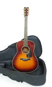 【B02-252】 美品 YAMAHA アコースティック ギター LL6 ヤマハ アコギ エレアコ 桜井 洋 6弦 弦楽器 音楽 ソフトケース付 「KE592」