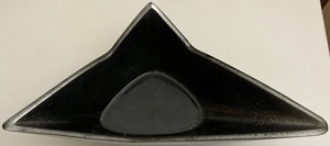  ваза для цветов треугольник деформация товар 16.6×32.7 повторный покраска товар 