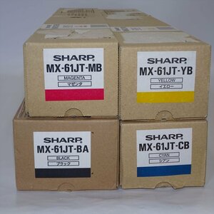 @@@4色セット SHARP シャープ 純正トナー MX-61JT-BA/CB/MB/YB MX-2650FN/MX-3150FN/MX-3650FN用 【送料無料】 NO.5406