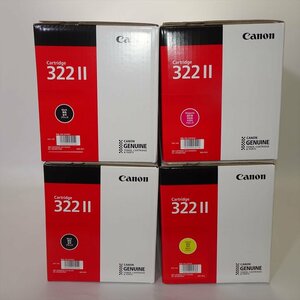 ＠＠＠3色4本セット 純正 キャノン CANON トナーカートリッジ 322II ブラック 2本 マゼンタ イエロー 【送料無料】 NO.5441