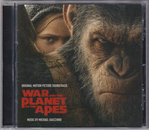 猿の惑星///~聖戦記~///WER FOR THE PLANET OH THE APES///MUSIC BY MICHAEL GIACCHINO///輸入盤