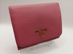 PRADA 財布 サフィアーノレザー 三つ折り