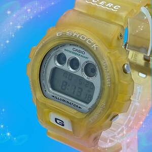 《希少 稼働品》 カシオ CASIO Gショック G-SHOCK イルクジ デジタル 防水 メンズ腕時計 シルバー系文字盤 クオーツ DW-6900K