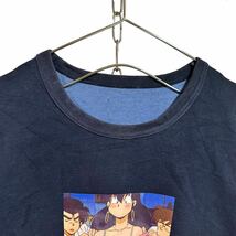 希少 アニメ プリント サイドスリッド ロングTシャツ_画像5