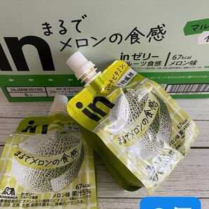 森永製菓　inゼリー フルーツ食感　メロン　ウィダーインゼリー　まるでメロン　ゼリー