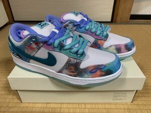 27 Futura Nike SB Dunk Low White and Geode Teal フューチュラ ダンク