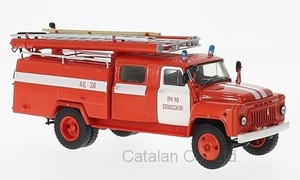 1/43 消防車 はしご車 ガズ GAZ 53A 106A AC-30 赤 白 Feuerwehr 梱包サイズ６0
