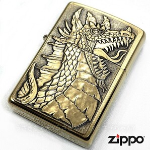 zippo☆DRAGON/ドラゴン☆ゴールドメタル☆重厚☆ジッポ ライター