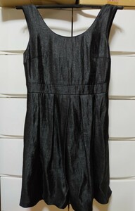  used [ Jill Stuart ] black One-piece size 2 BLACK lustre formal JILLSTUART black no sleeve 