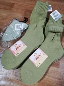 【未使用】 レディース　靴下　ソックス　婦人靴下　冬用　厚手　5足セット