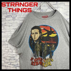 STRANGER THINGS ストレンジャーシングス　海外ドラマ　半袖Tシャツ　ビックサイズ　ビックプリント　2XL 古着