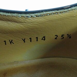 【名古屋】1円～ リーガル ビジネスシューズ 革靴 ブラウン 25 ハーフ 25.5cm 茶 メンズ スーツ N2405-05hi0734-03shの画像9
