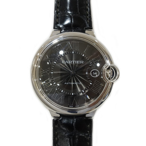 [.] Cartier ba long голубой LM WSBB0003 черный SS наручные часы самозаводящиеся часы мужской 