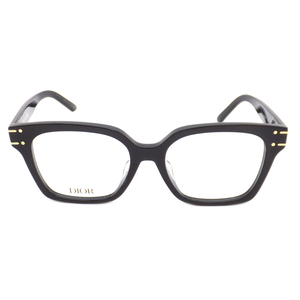 【天白】ディオール メガネ ブラック サイズ53□17 140表記 アイウェア 眼鏡 ゴールド金具 イタリア製 小物 その他