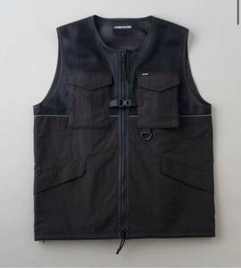 UNCROWD/アンクラウド　MESH VEST ブラック　M