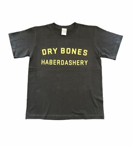 Dry bones 半袖TEE HABERDASHERY チャコール　42 XL