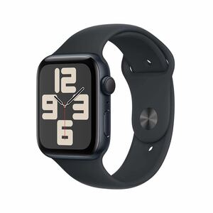 ★新品未使用品★新品未開封★AppleWatchSE（GPSモデル）44mmミッドナイトアルミニウムケース★ミッドナイトスポーツバンド M/L★