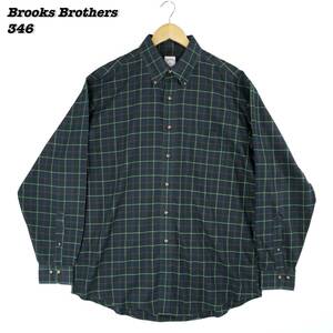 Brooks Brothers 346 Shirts L SH2206 ブルックスブラザーズ ボタンダウンシャツ シャツ タータンチェック ブラックウォッチ