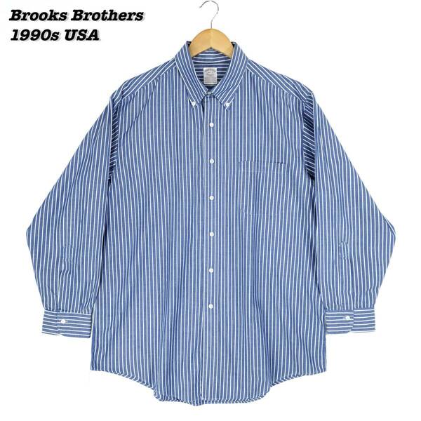 Brooks Brothers Makers Shirts 1990s 16 1/2-3 SH2221 ブルックスブラザーズ メーカーズ ボタンダウンシャツ シャツ アメリカ製 1990年代