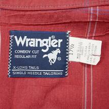 Wrangler Western Shirts 1980s 17 1/2 SH2230 Vintage ラングラー ウエスタンシャツ 半袖シャツ シャツ 1980年代 ヴィンテージ_画像8