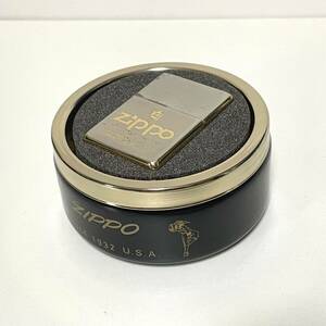 ジッポーZIPPO ゴールドメッキ 金差し ウィンディ 灰皿付き