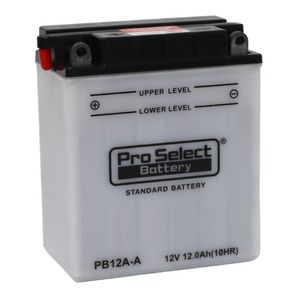 ProSelect(プロセレクト) バイク PB12A-A スタンダードバッテリー(YB12A-A 互換) 液別 PSB031 開放型バッテリーの画像2