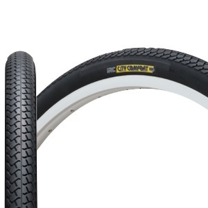 iRC bicycle [1 pair sale ]CITY COMFORT enduring wear 86 type 27×1 3/8 W/O black / black tire / tube / rim band / vinyl packing 