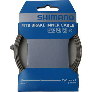 SHIMANO(シマノ) 自転車 ブレーキ用ケーブル MTBブレーキインナー 1.6-3500mm ステンレス Y80Z35013 MTB
