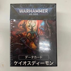 ◆旧版◆【データカード】ケイオスディーモン 日本語版[97-04][WARHAMMER40,000]ウォーハンマー