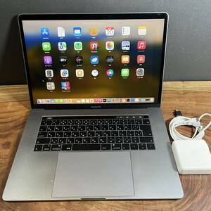 [ superior article / with translation ]Apple MacBook Pro 15inch 2018/Core i7 2.6GHz/16GB/512GB/Windows11/Office 2019/ Space gray /87