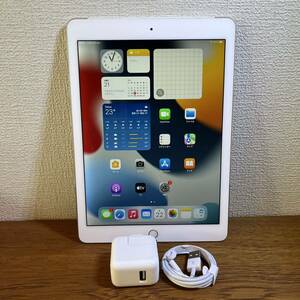 ［美品］Apple iPad Air2/32GB/SIMフリー/Wi-Fi+Cellular/ゴールド/16